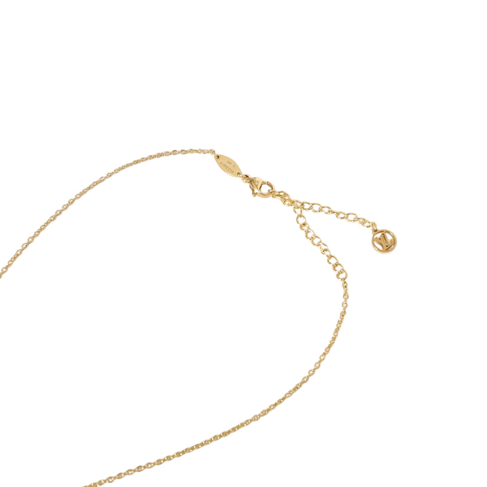 Louis Vuitton Gold & Silver Letter Necklaces Set